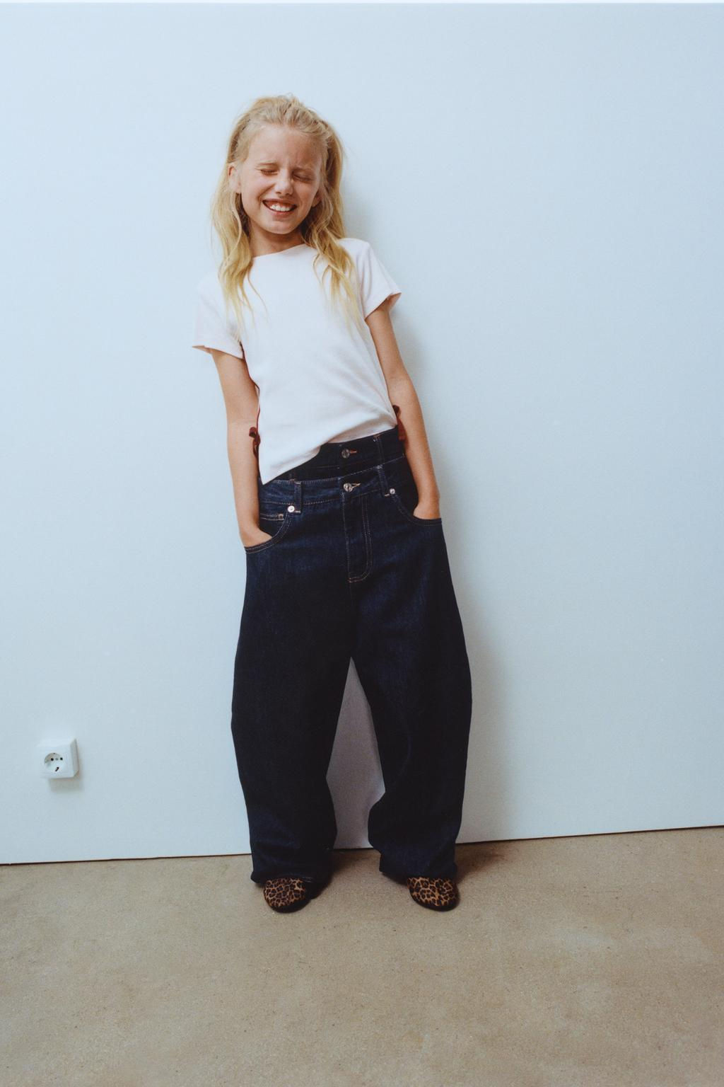 RIBBED T-SHIRT WITH STRIPES AND BOWS - Zara фото 2