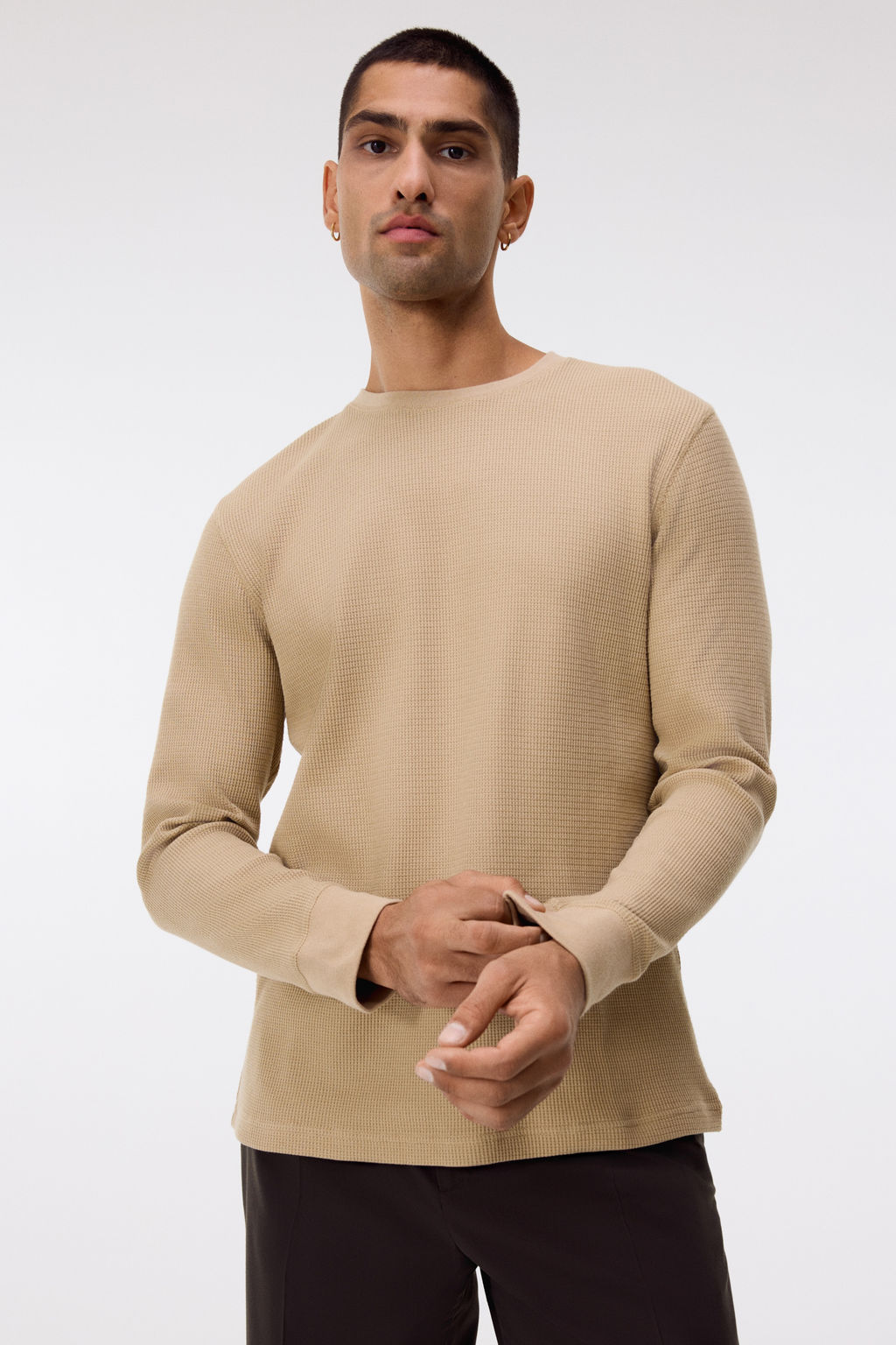 Camiseta en punto gofrado Slim Fit - H&m фото 2
