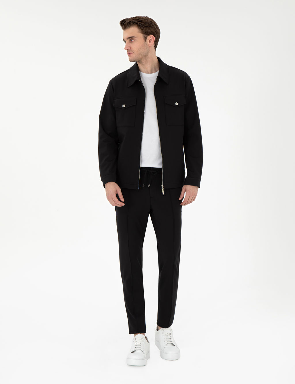 Siyah Regular Fit Ceket