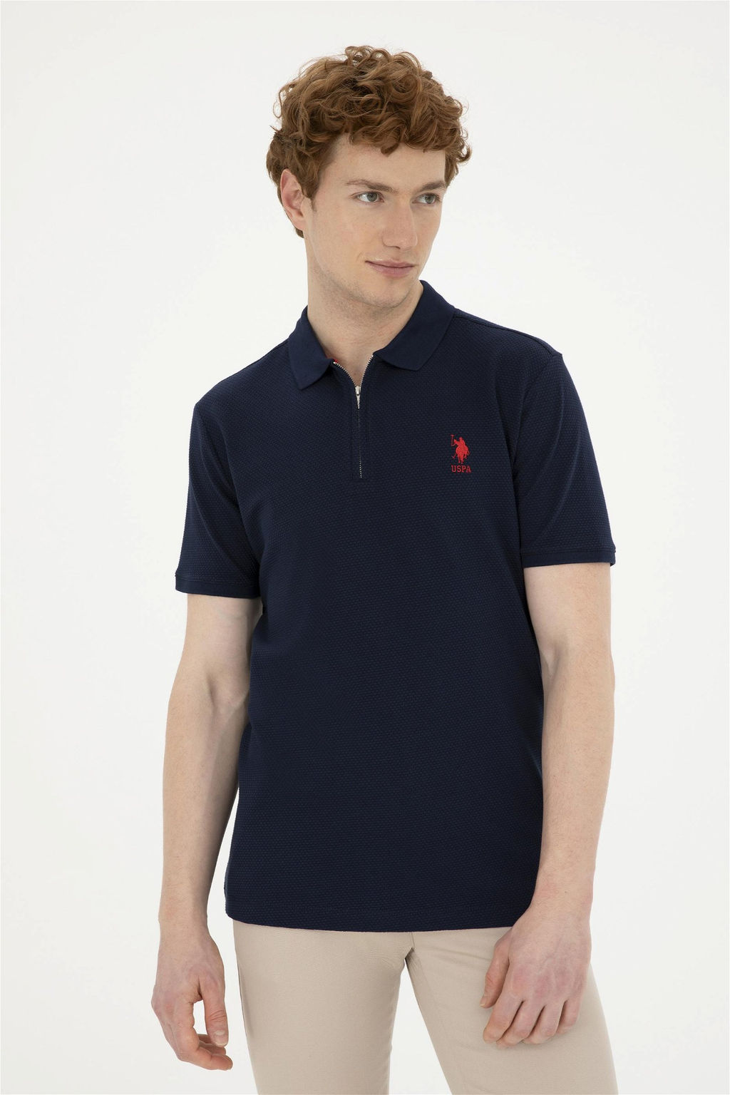 U. S. Polo Assn / Мужская темно-синяя футболка - U.s. polo assn фото 3