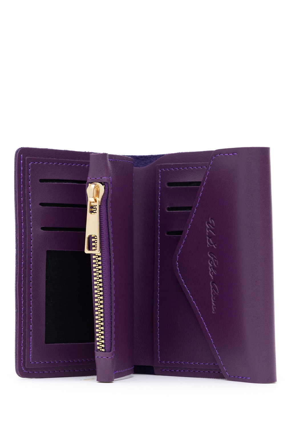 Женский фиолетовый кошелек - U.s. polo assn фото 4