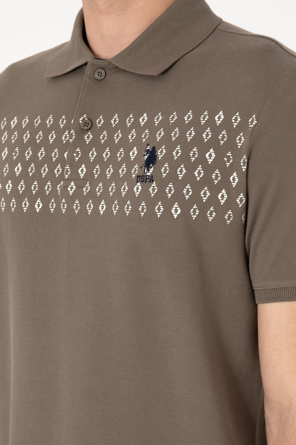 Erkek Regular Fit Polo Yaka Vizon Ti__rt Sepette S_rpriz _ndirim - U.s. polo assn фото 7