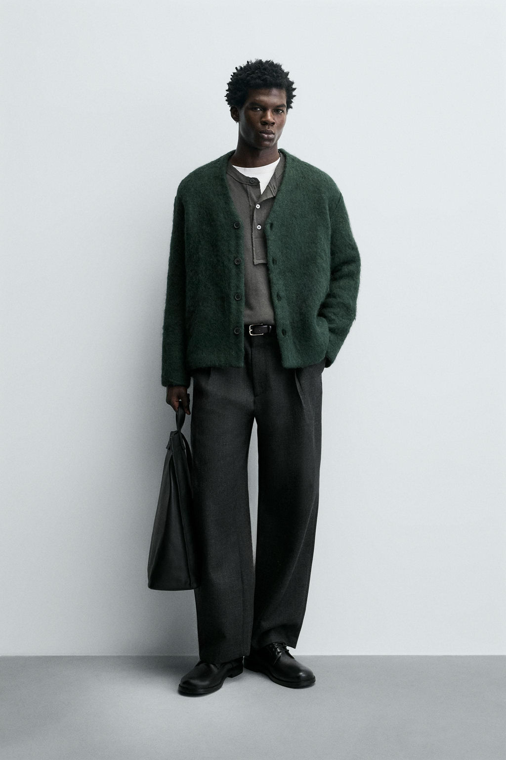 100% WOOL CARDIGAN 814 EZCARAY X ZARA