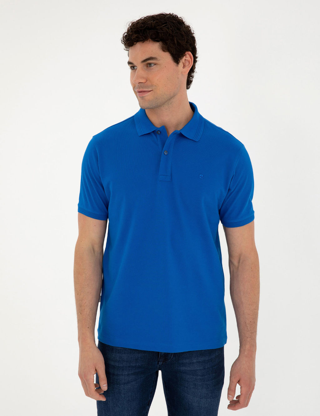 Saks Slim Fit Basic Ti__rt - Pierre cardin фото 10