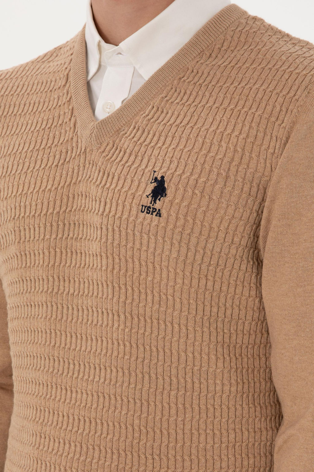 Erkek Camel Melanj Basic Kazak Sepette S_rpriz _ndirim - U.s. polo assn фото 7