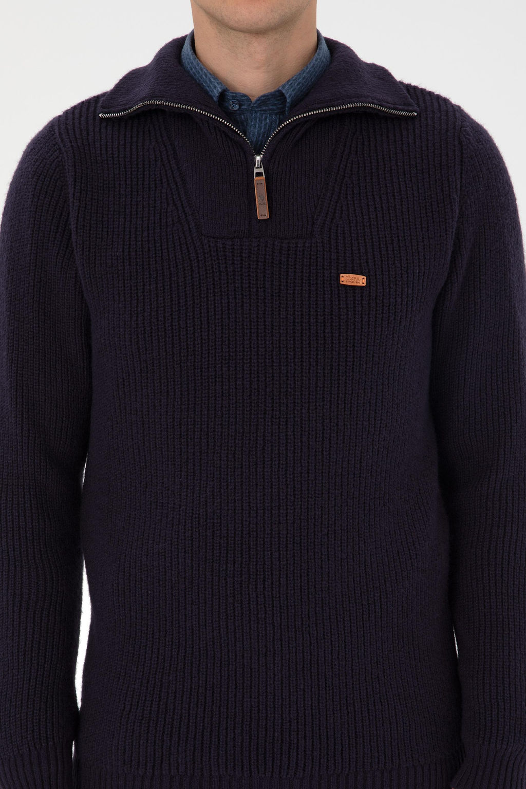 Erkek Lacivert Kazak - U.s. polo assn фото 6