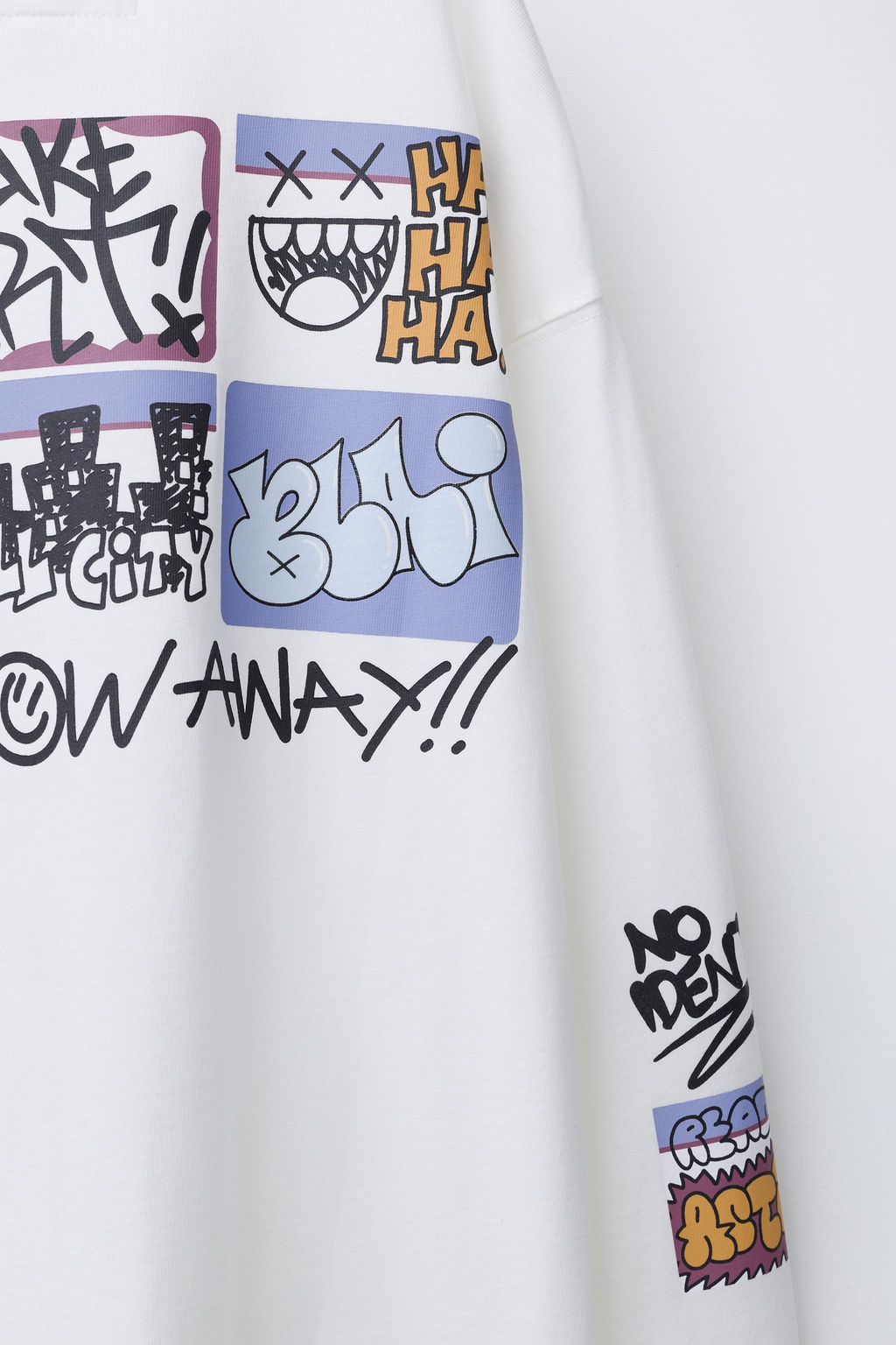 GRAFFITI PRINT T-SHIRT - Zara фото 4