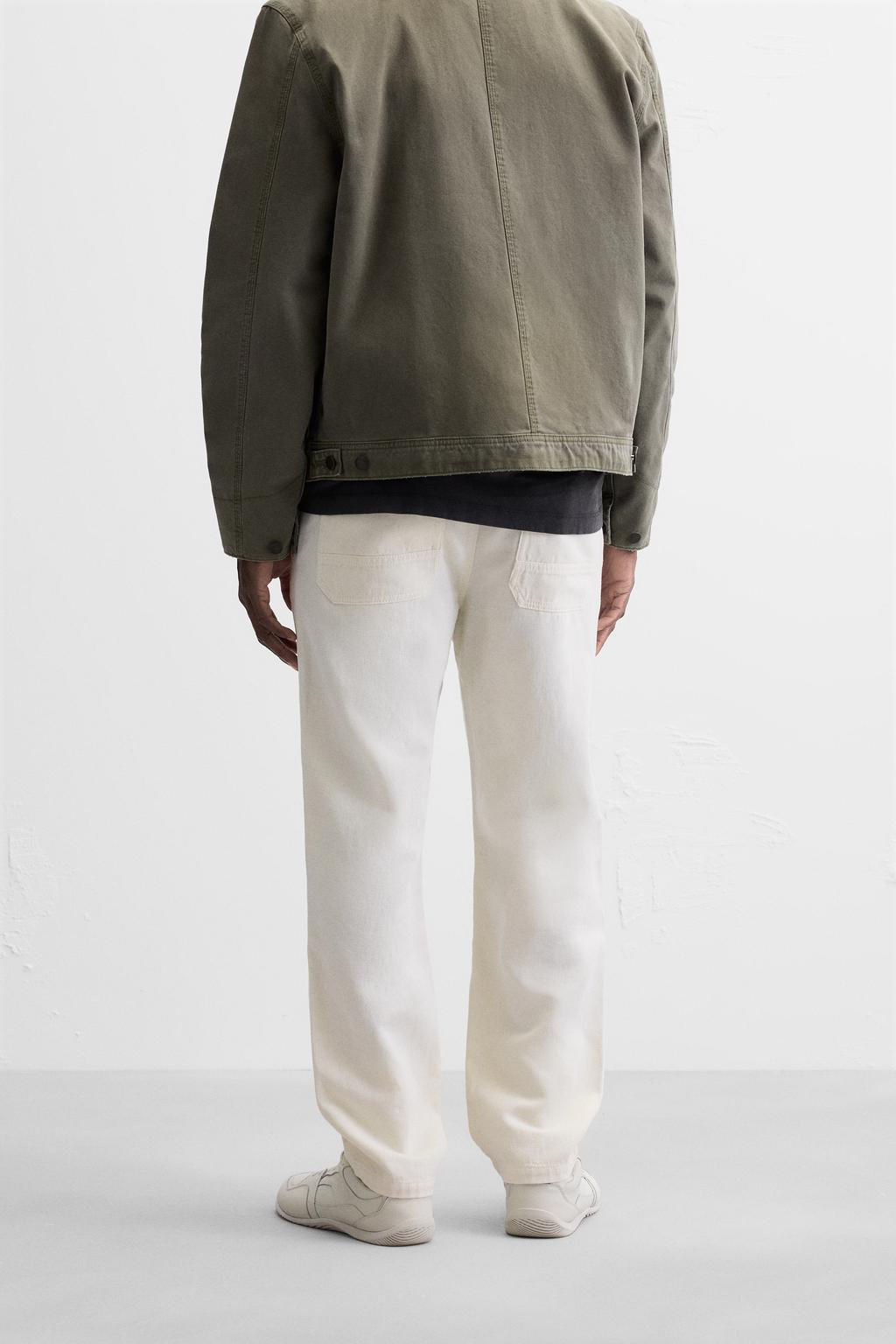 FADED JOGGER WAIST TROUSERS - Zara фото 3