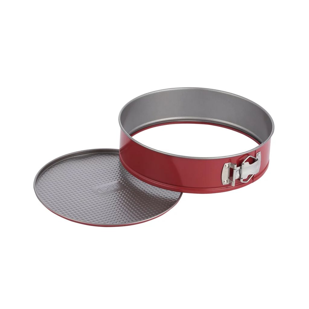 51056 GIPFEL Набор из 2 разъёмных форм для выпечки KAPRI 24x6,5см и 24x6,5см с антипригарным покрытием. Материал: углеродистая сталь. Цвет: красный/серый.  фото 5