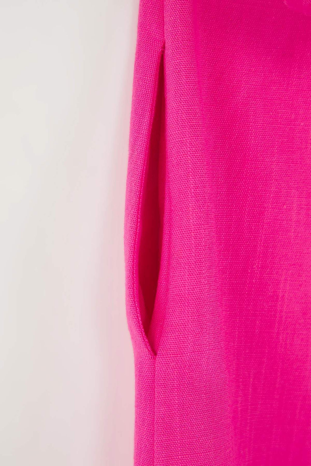 Trendyolmilla Yag Yesili Keten Kar?s?ml? A Kesim Gipeli Ask?lar? Ayarlanabilir Mini Dokuma Elbise TWOSS25EL00648  фото 16