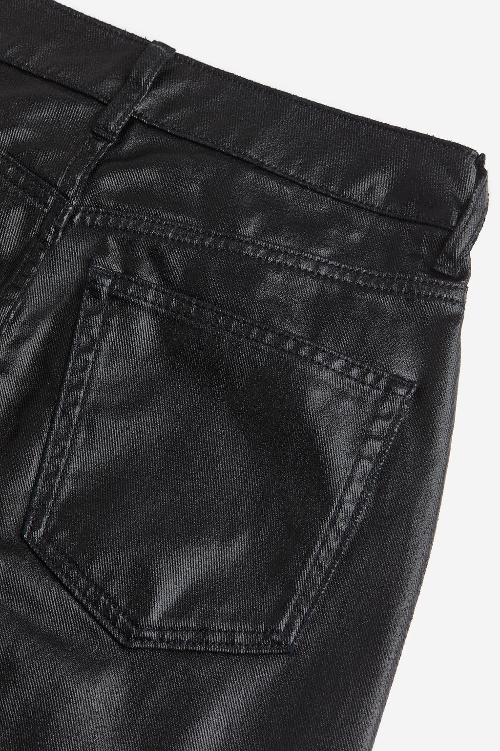 Coated Straight High Jeans - H&m фото 2