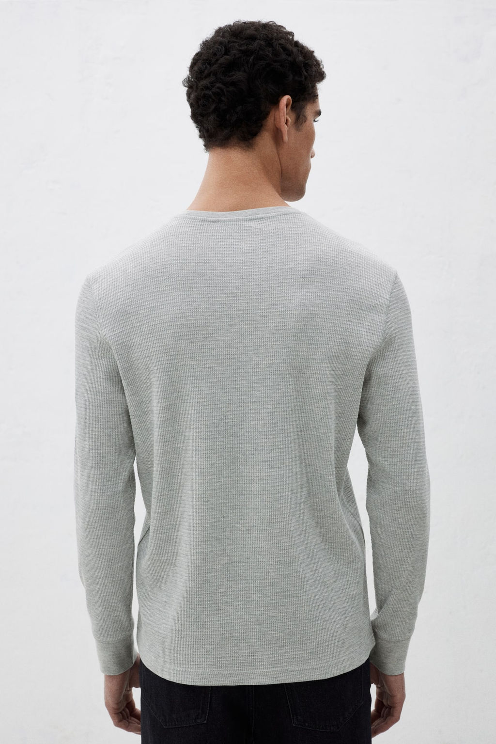 Camiseta en punto gofrado Slim Fit - H&m фото 10