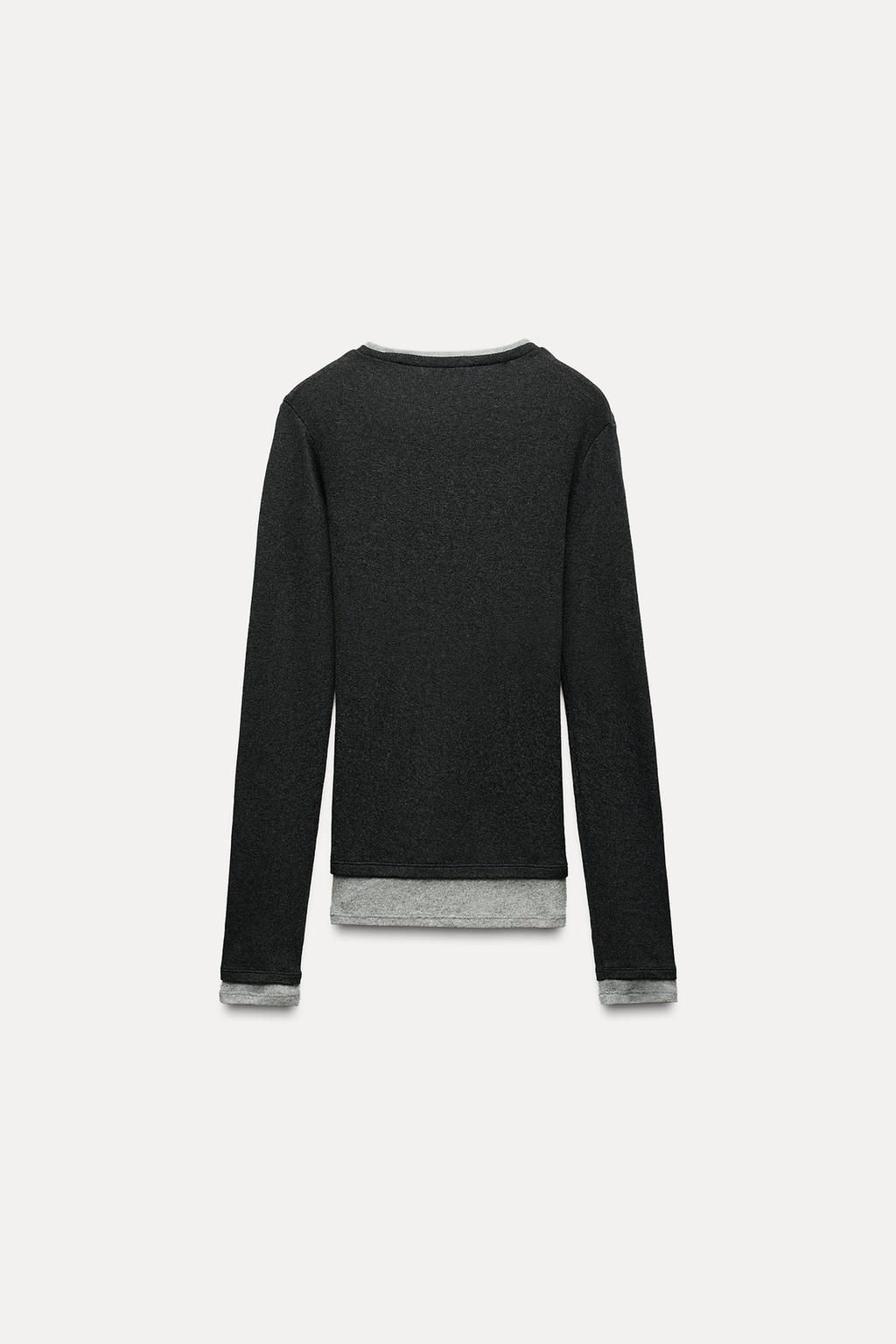 DOUBLE T-SHIRT - Zara фото 5