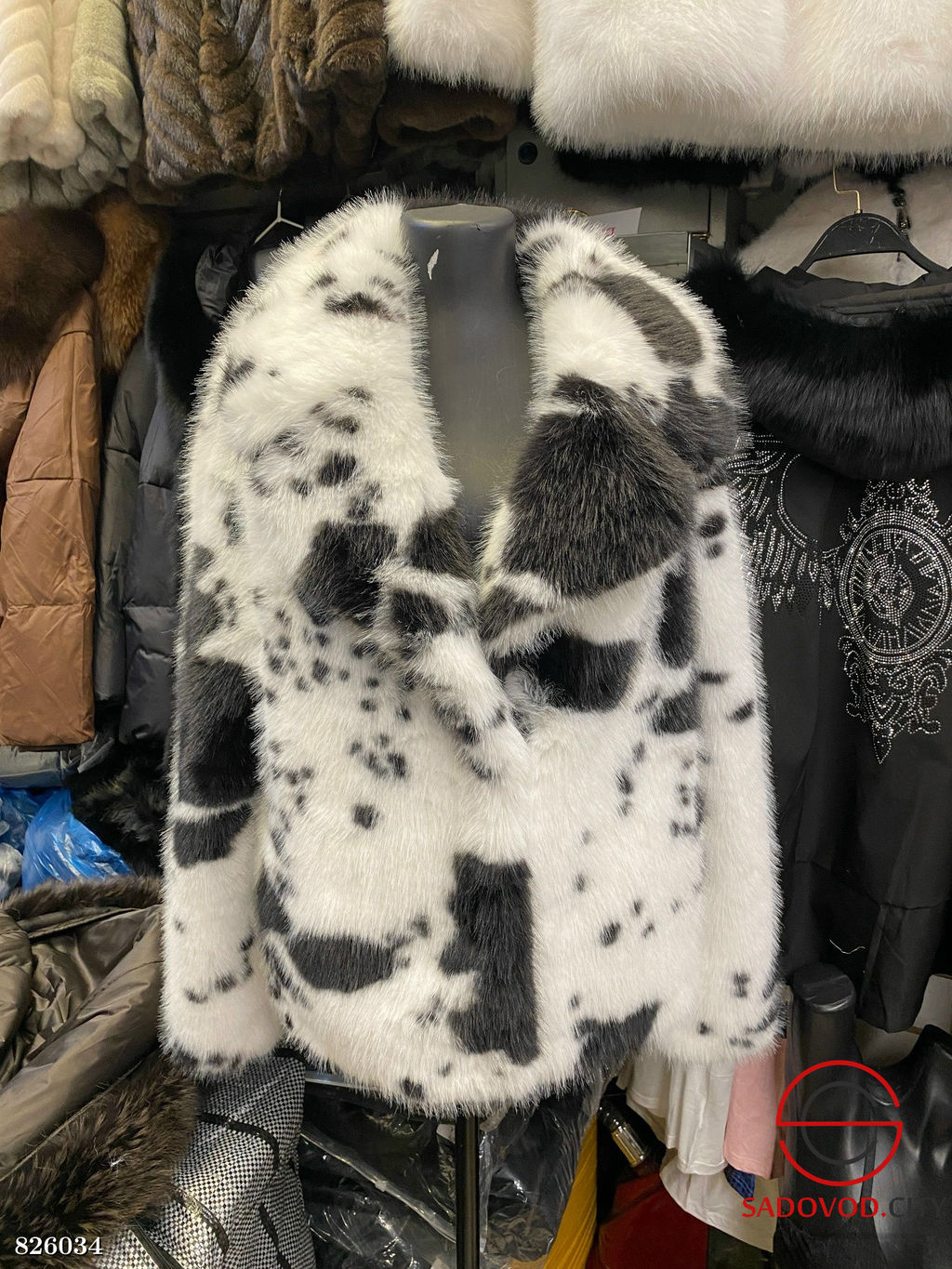 Шуба женская из искусственного меха