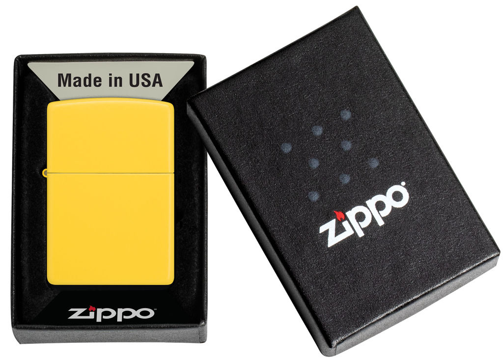 Зажигалка ZIPPO классическая с покрытием цвета подсолнуха | Classic Sunflower 46019  фото 6