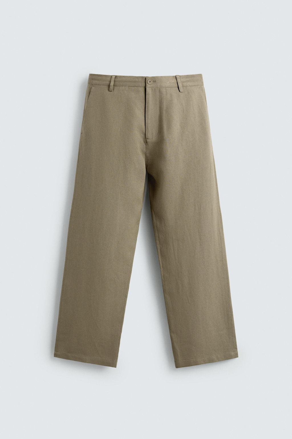 PANTAL?N RELAXED FIT VISCOSA - C??AMO / Vis?n - Zara фото 5