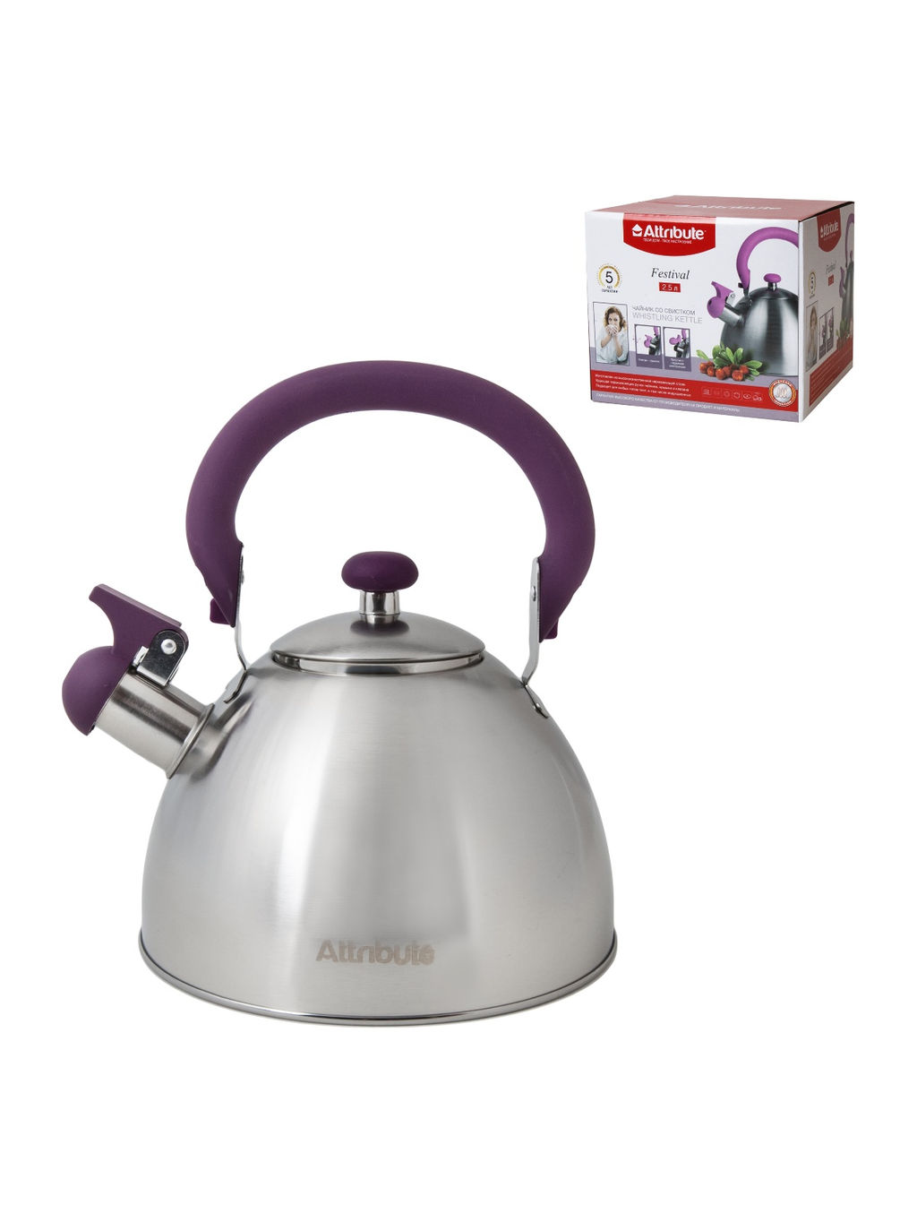Чайник FESTIVAL 2.5л со свистком