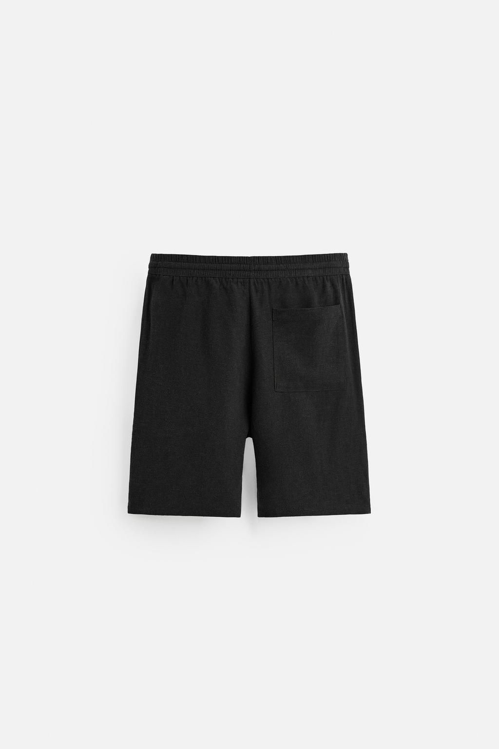 LINEN - VISCOSE BERMUDA SHORTS - Zara фото 19