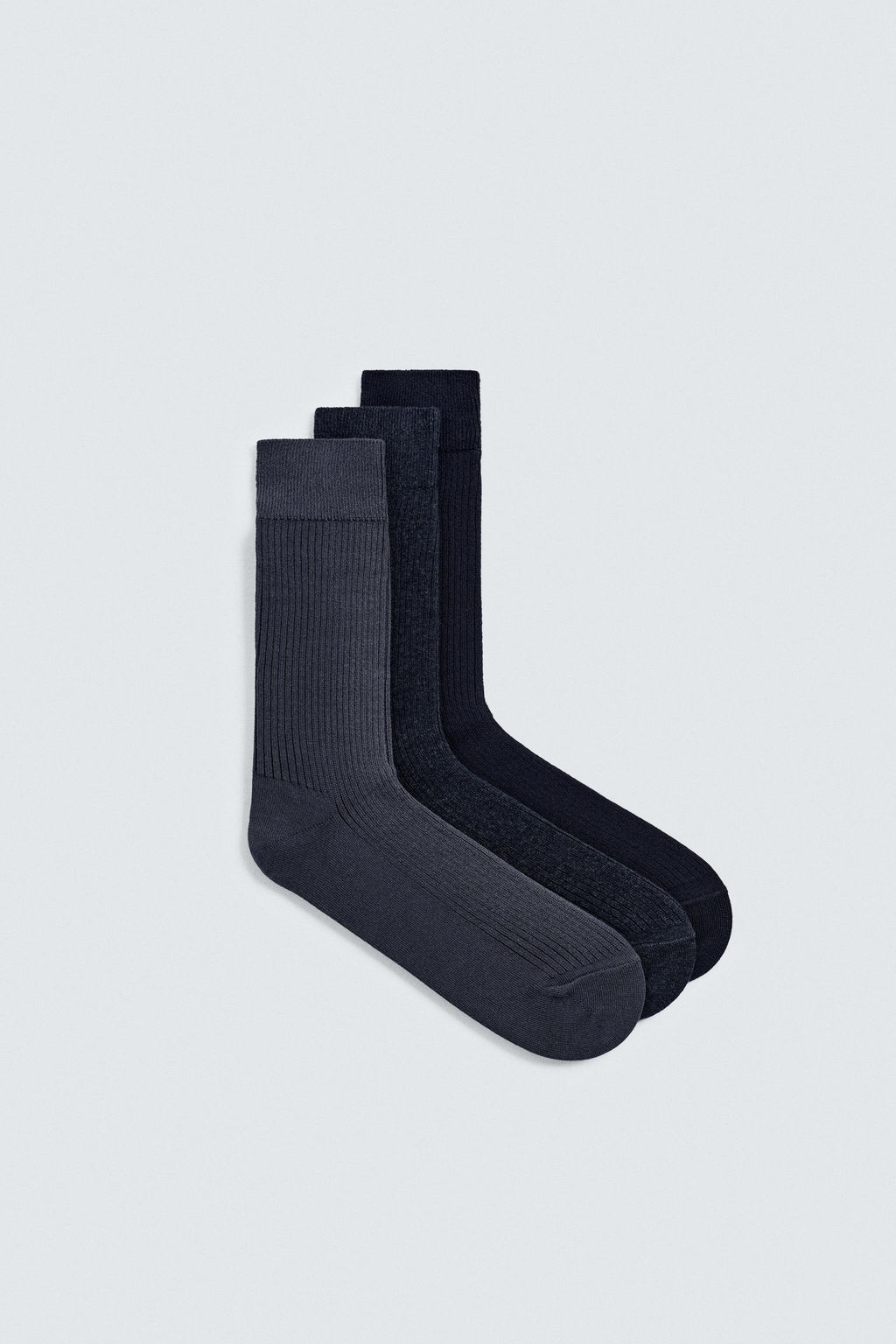 PACK OF 3 RIBBED SOCKS