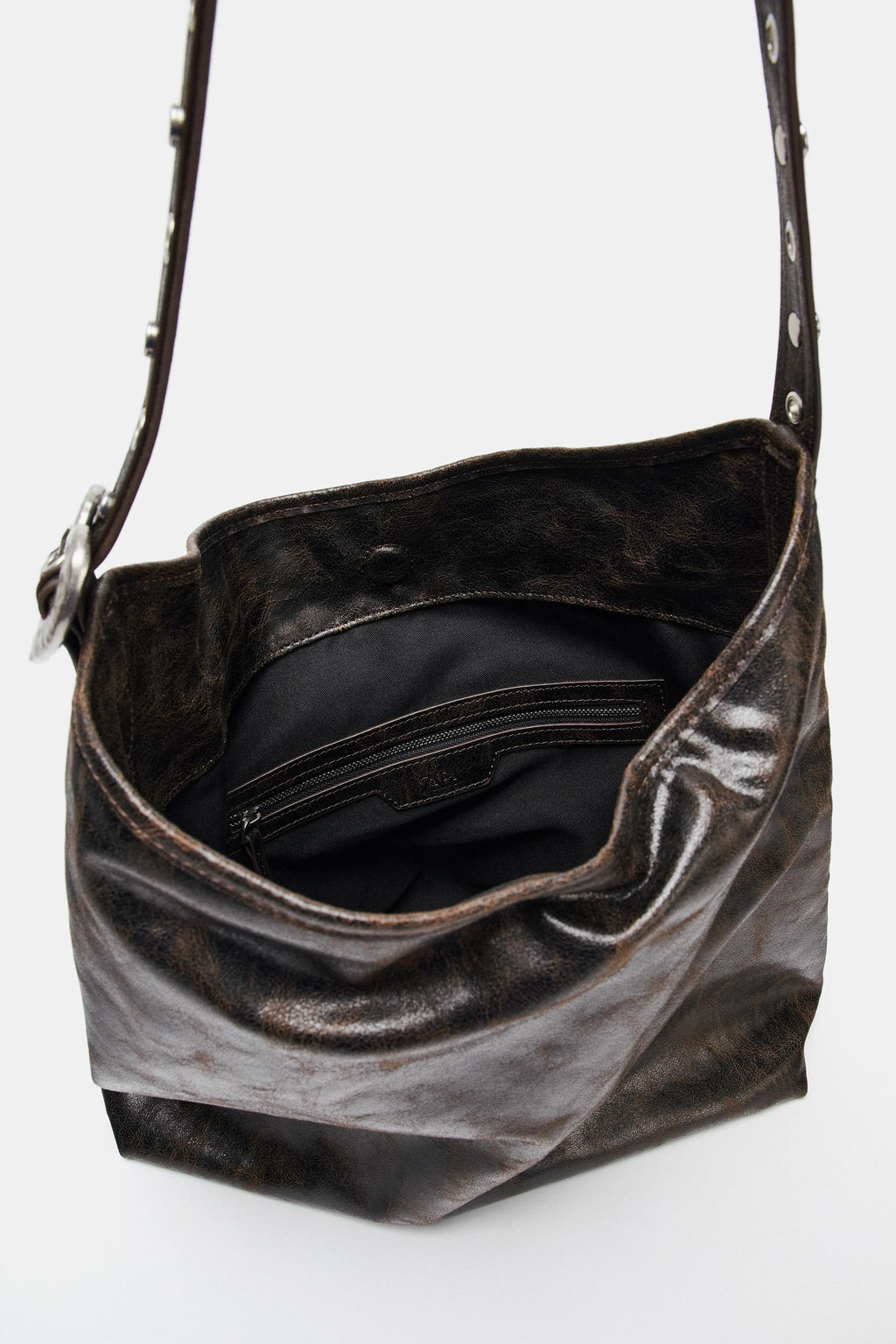STUDDED TOTE BAG - Zara фото 6