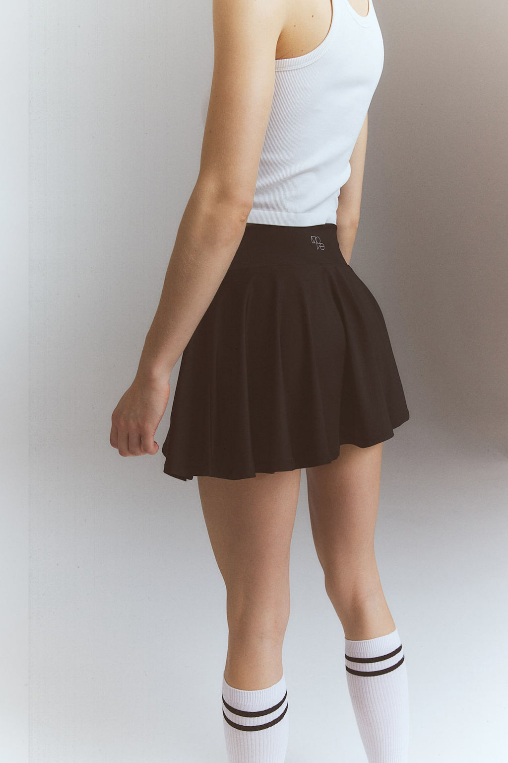 Falda de tenis de corte circular en DryMove - H&m фото 3