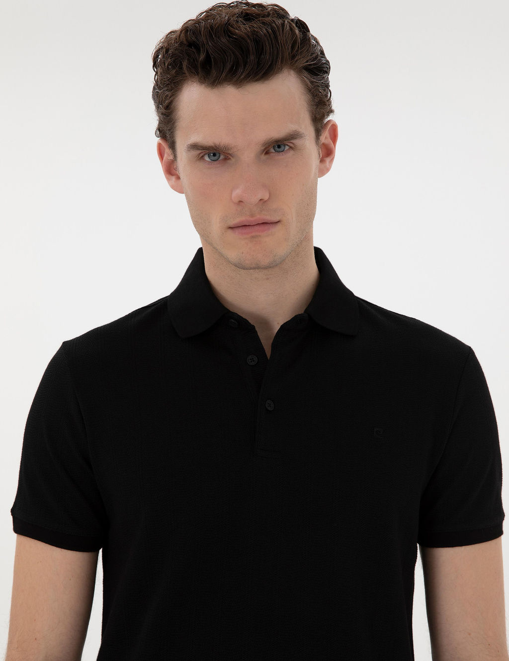 Siyah Slim Fit Ti__rt