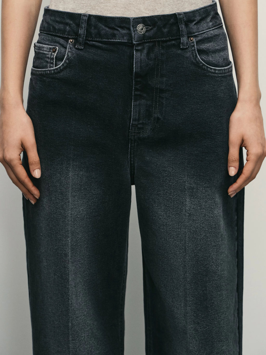 Джинсы wide leg со складками / Zarina фото 5