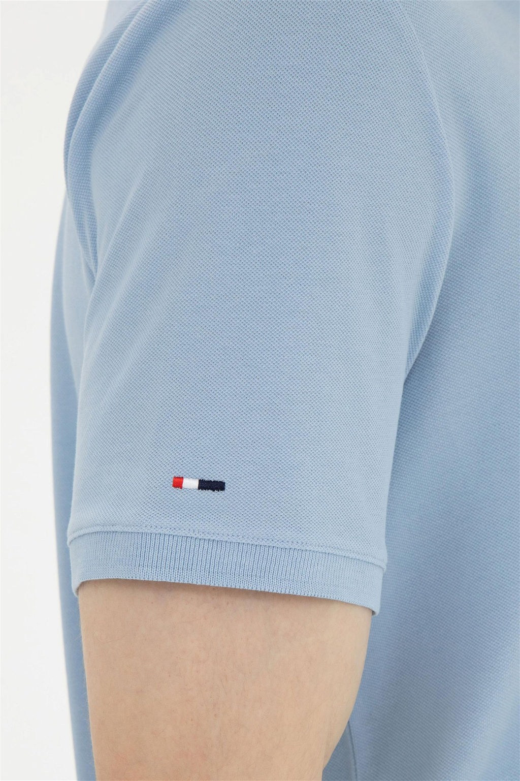 Мужская голубая базовая футболка - U.s. polo assn фото 7
