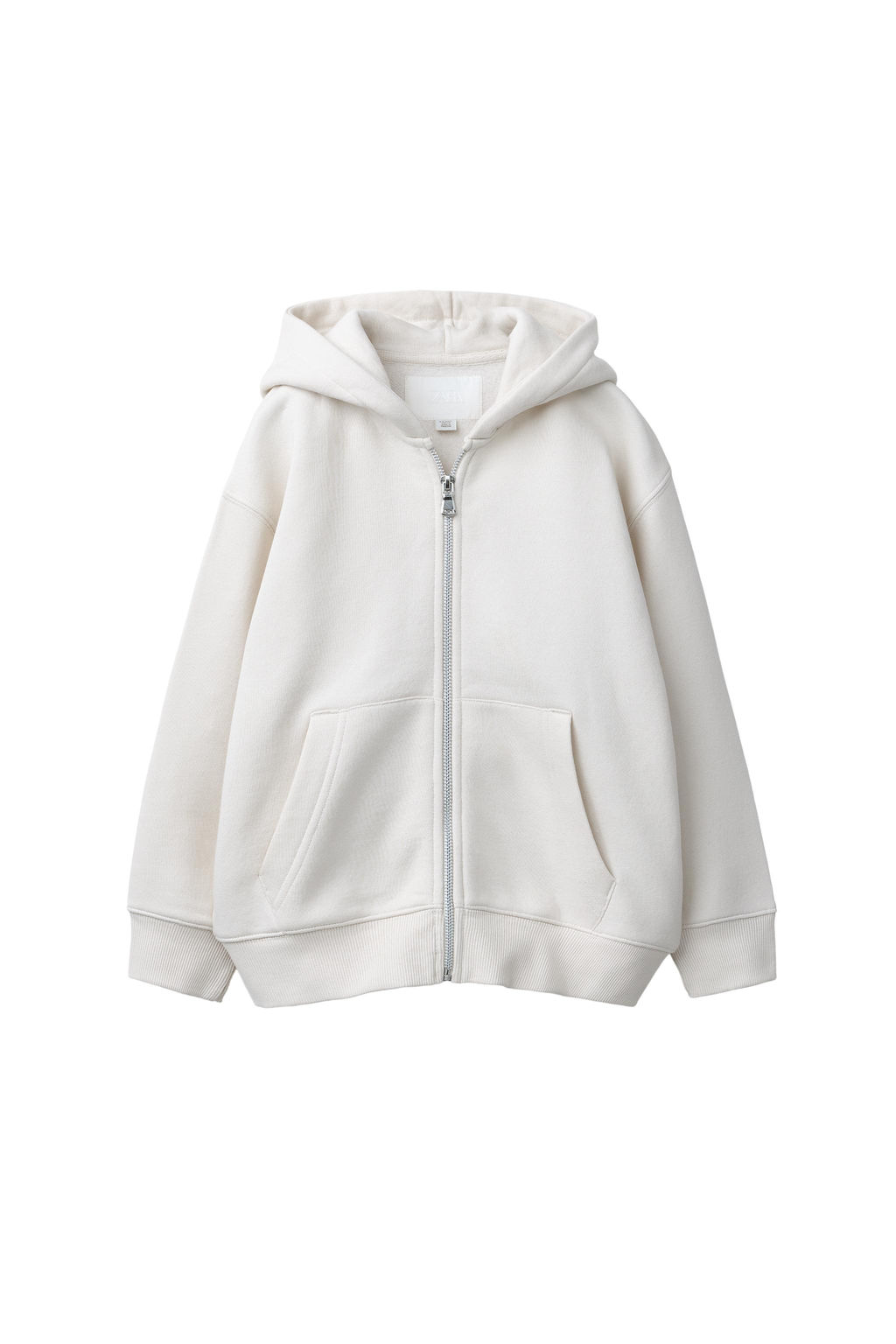 SUDADERA CREMALLERA B?SICA / Crudo - Zara фото 8