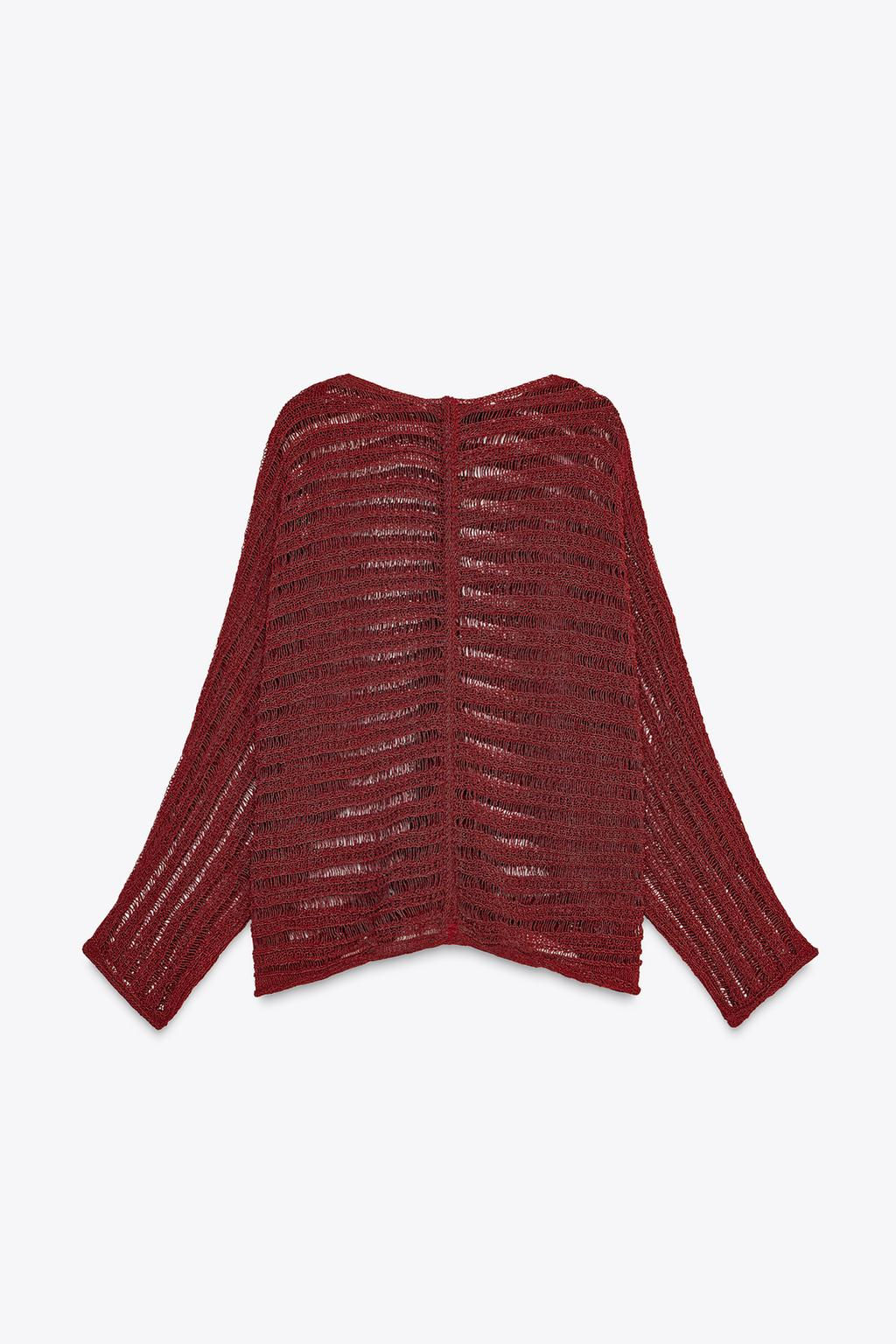 POINTELLE KNIT SWEATER - Zara фото 6