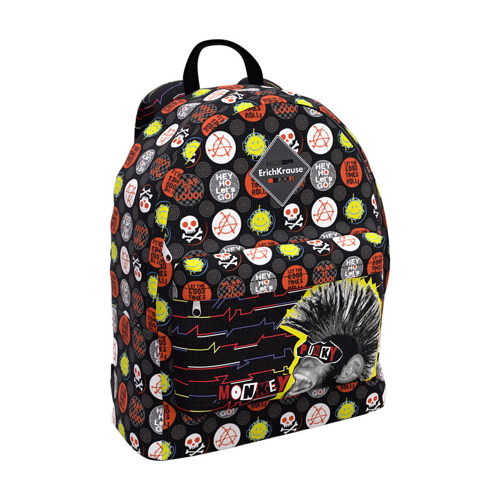 Цена за 1 шт. Рюкзак ErichKrause EasyLine® 17L Punky Monkey