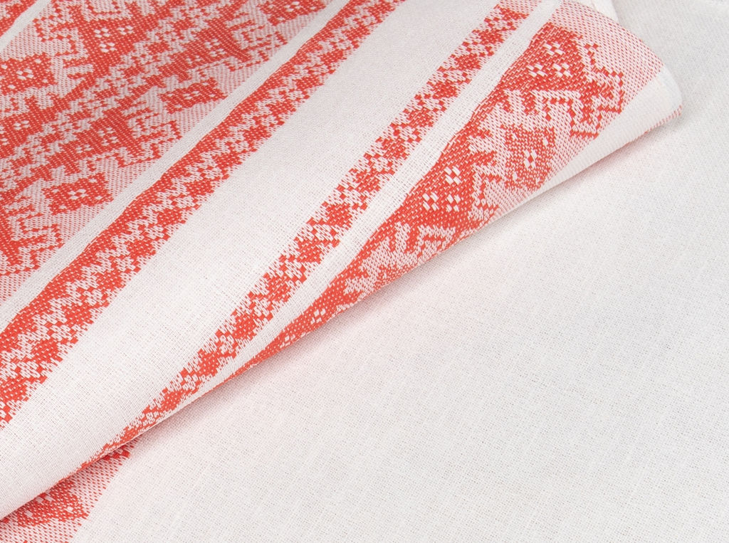 18С81-ШР 49*205 Рушник Сябрына - Белорусский лен фото 3