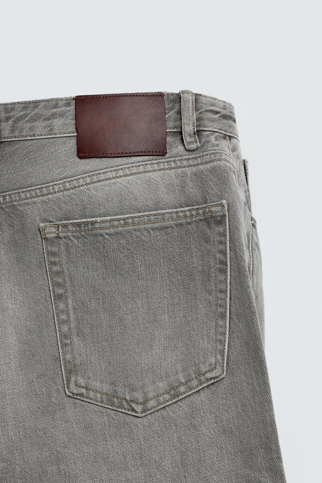 JEANS STRAIGHT FIT / Gris - Zara фото 10