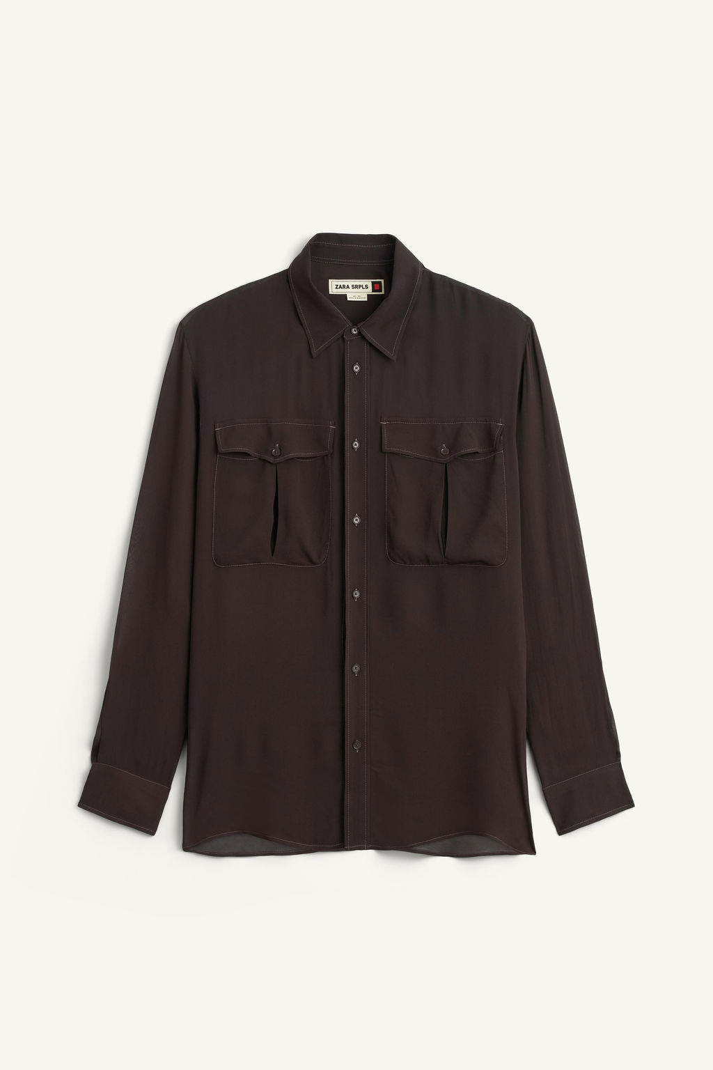 BRWN SHRT - Zara фото 3