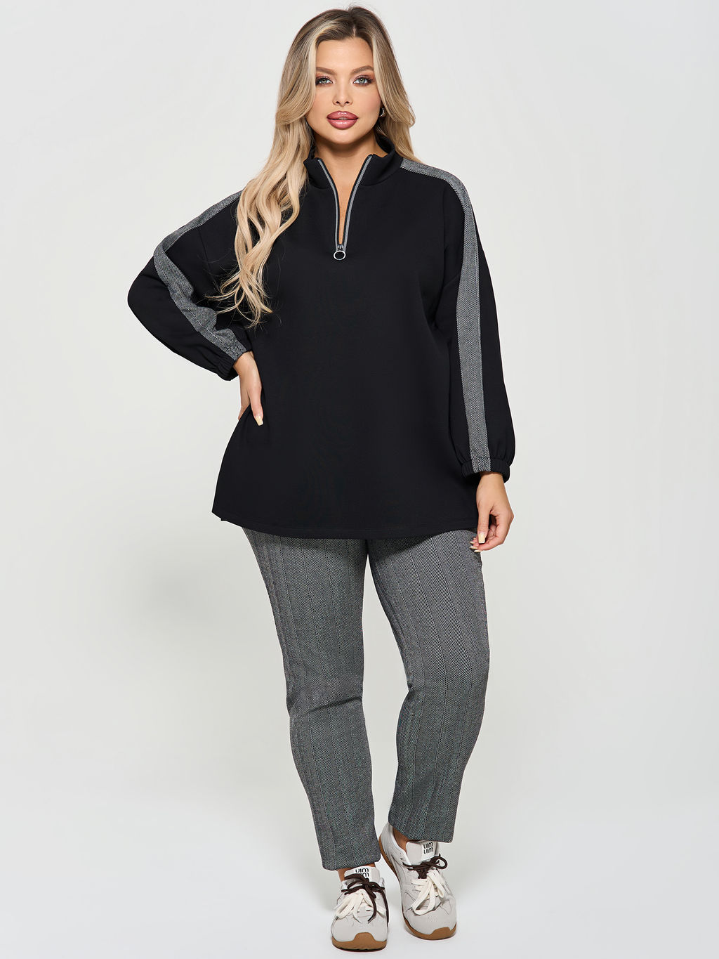 Джемпер 0431-1с черный