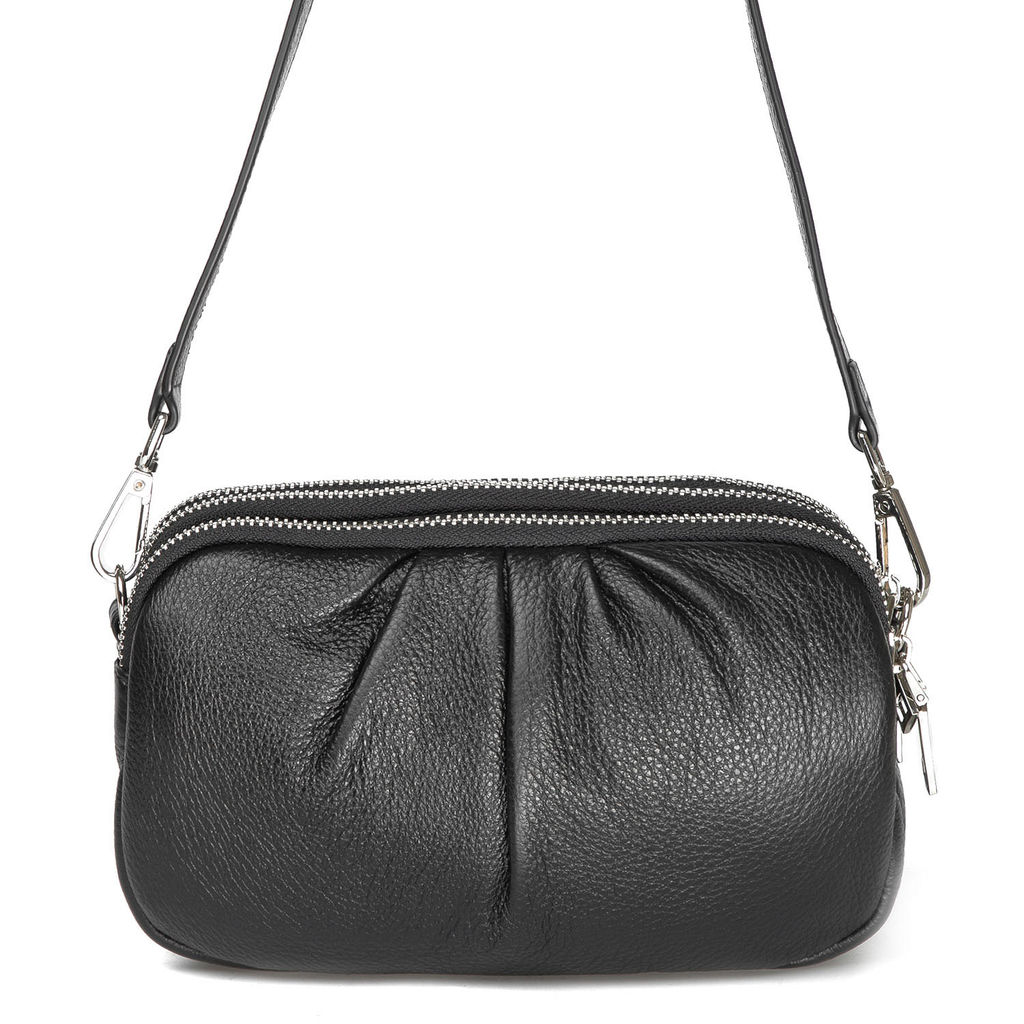 3603 black, Женская кожаная сумка, Barcelo Biagi