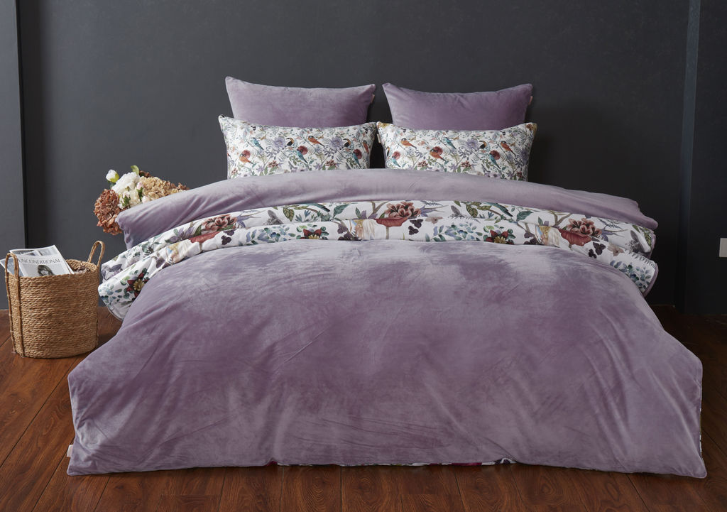 Комплект Маки (графит лаванда)