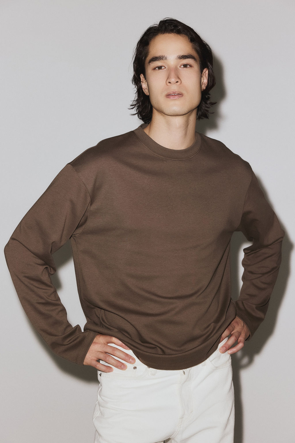 Camiseta de manga larga Cooling Relaxed Fit - H&m фото 4