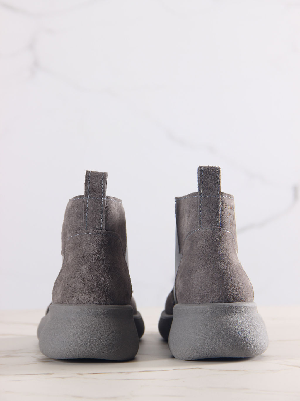 Ботинки 305.927gr.Серый замок замша+серый игуана+серый/байка