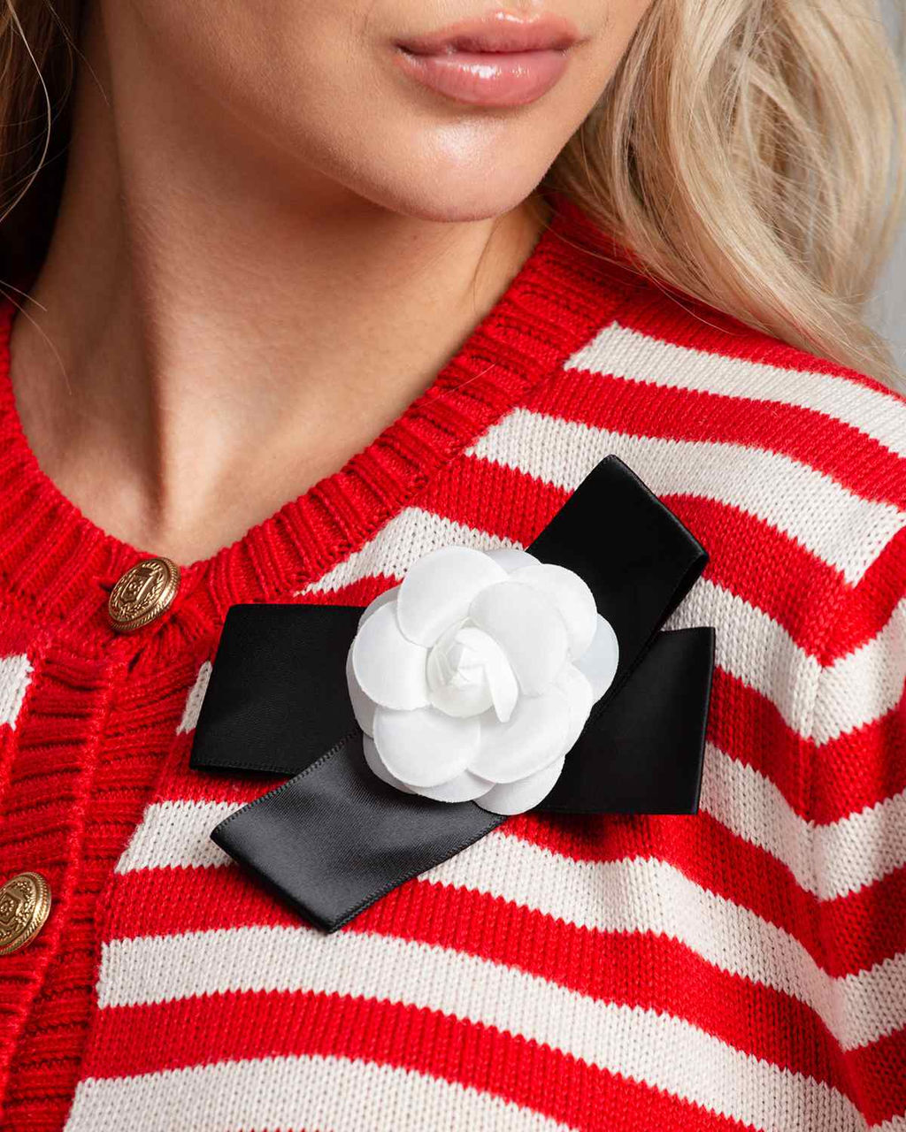 авторская Брошь бант в стиле Chanel - Sahar art lab фото 2