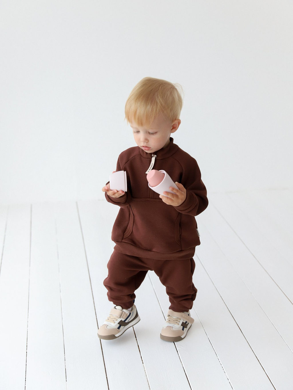 Костюм Шоколад утепленный без начеса 0+ - Bungly фото 7