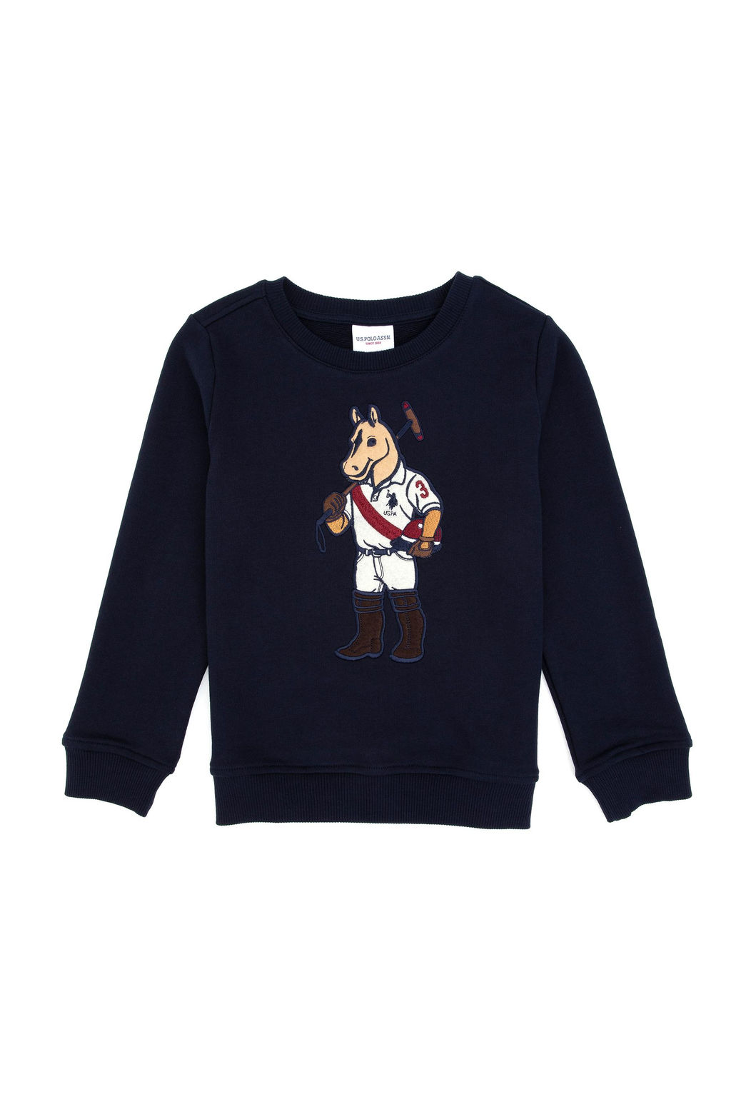 Erkek _ocuk Lacivert Bisiklet Yaka Sweatshirt