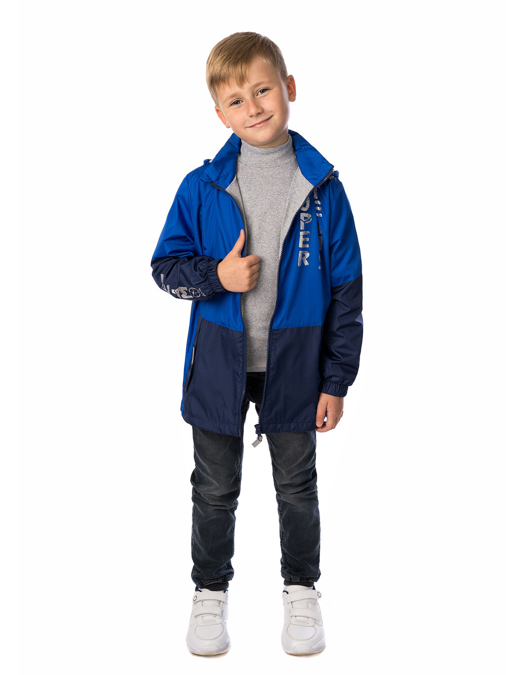 Ветровка детская синийголубой