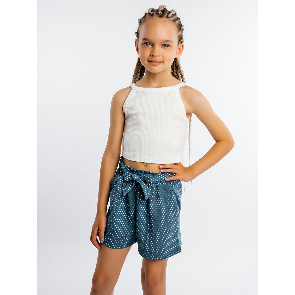 Комплект топ рибана, шорты пике 7002900102 - Youlala фото 3