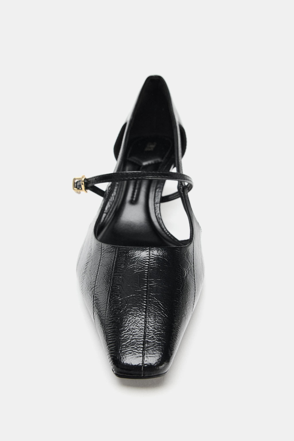 HEELED SHOES WITH EMBOSSED DETAIL AND SIDE VENTS - Zara фото 5