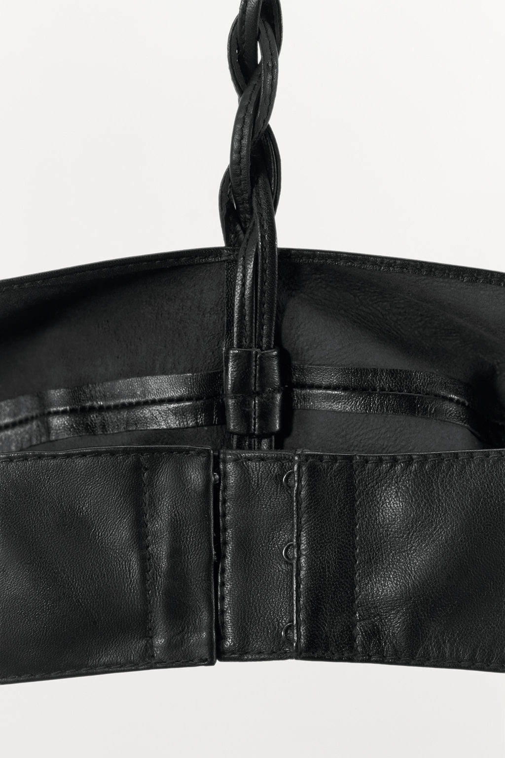 100% BRAIDED LEATHER BRA - Zara фото 12