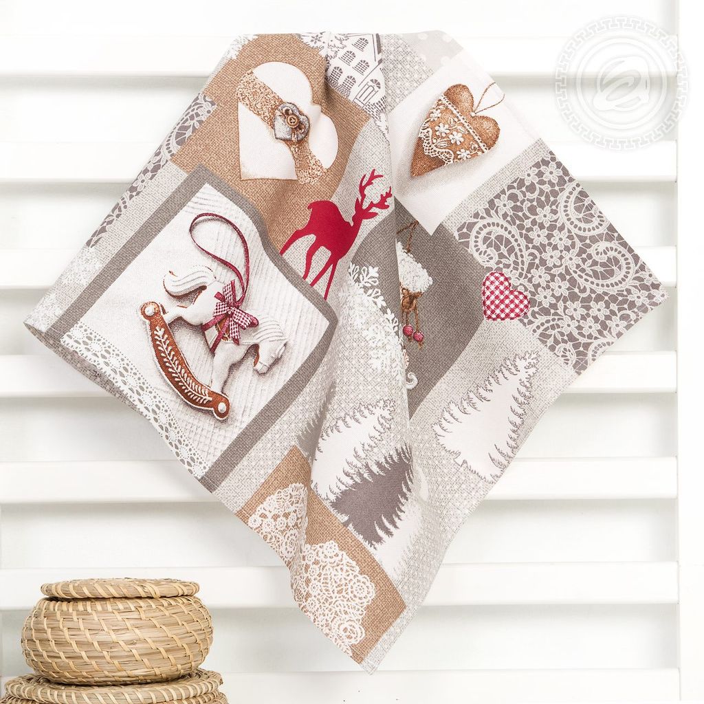 Полотенце кухонное из рогожки Клинт 50х70 - Артдизайн фото 55