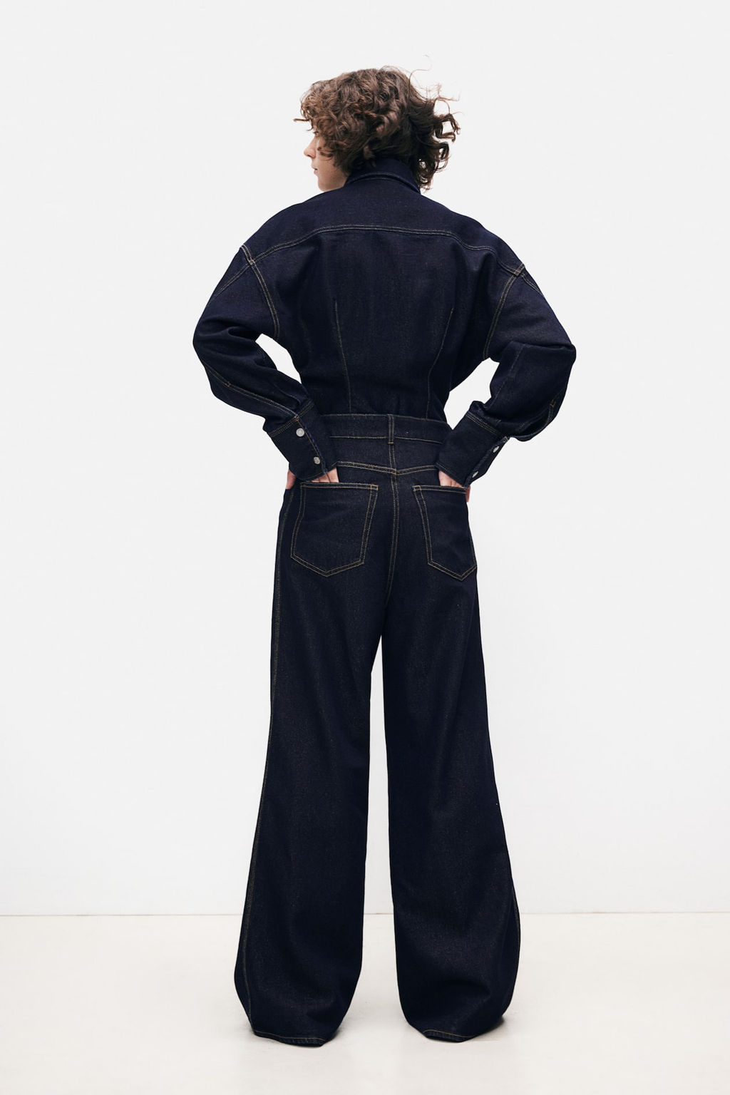 Vaquero de pernera ancha con brillo - H&m фото 4