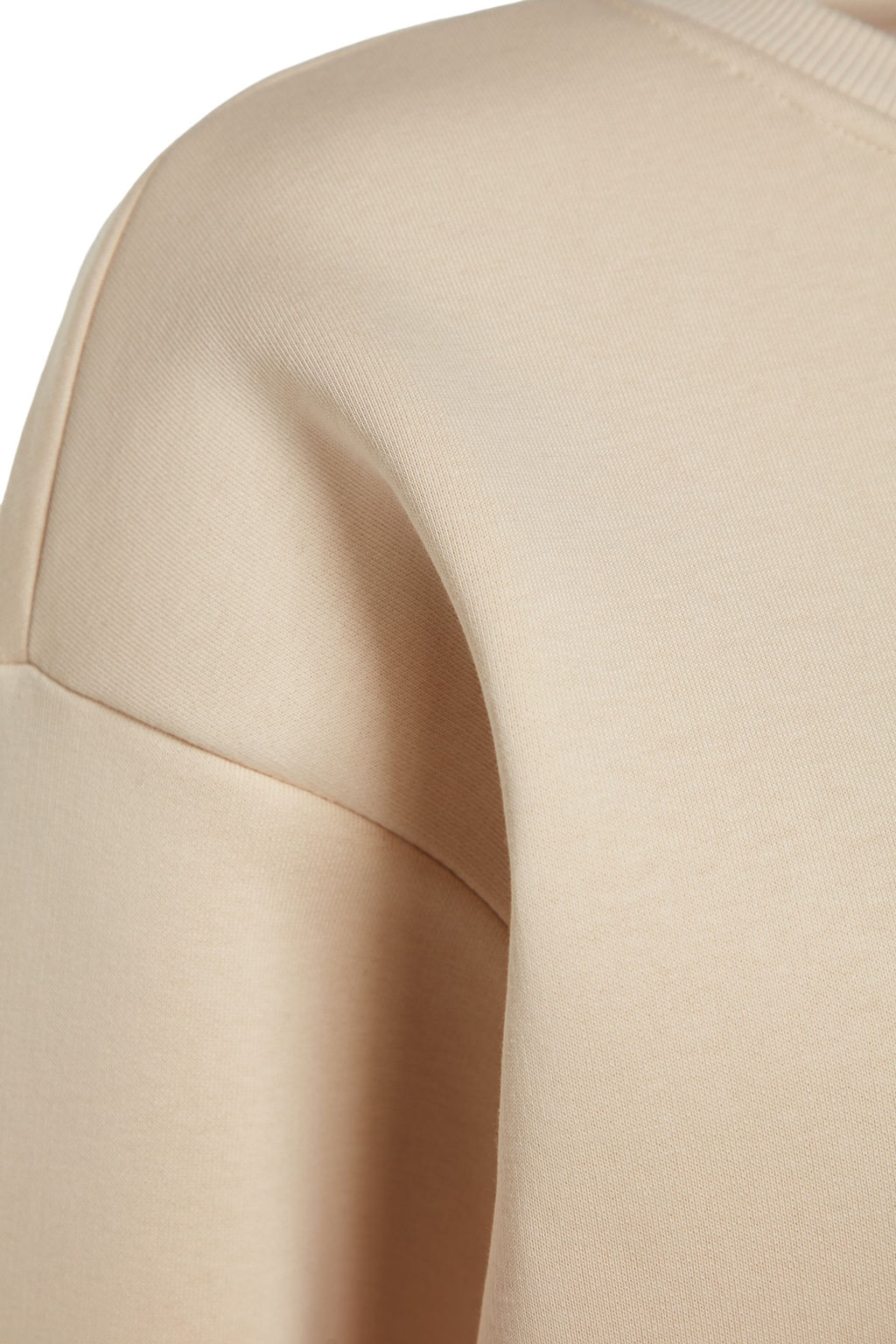 Tas Oversize/Rahat Kesim Basic Bisiklet Yaka Kal?n/Ici polarl? Orme Sweatshirt TWOAW24SW00102