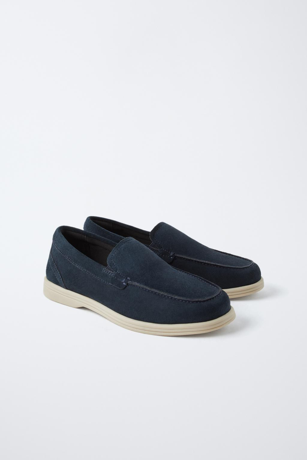 SPLIT SUEDE DECK SHOES - Zara фото 9